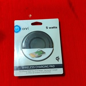 ONN Wireless charging pad. Black